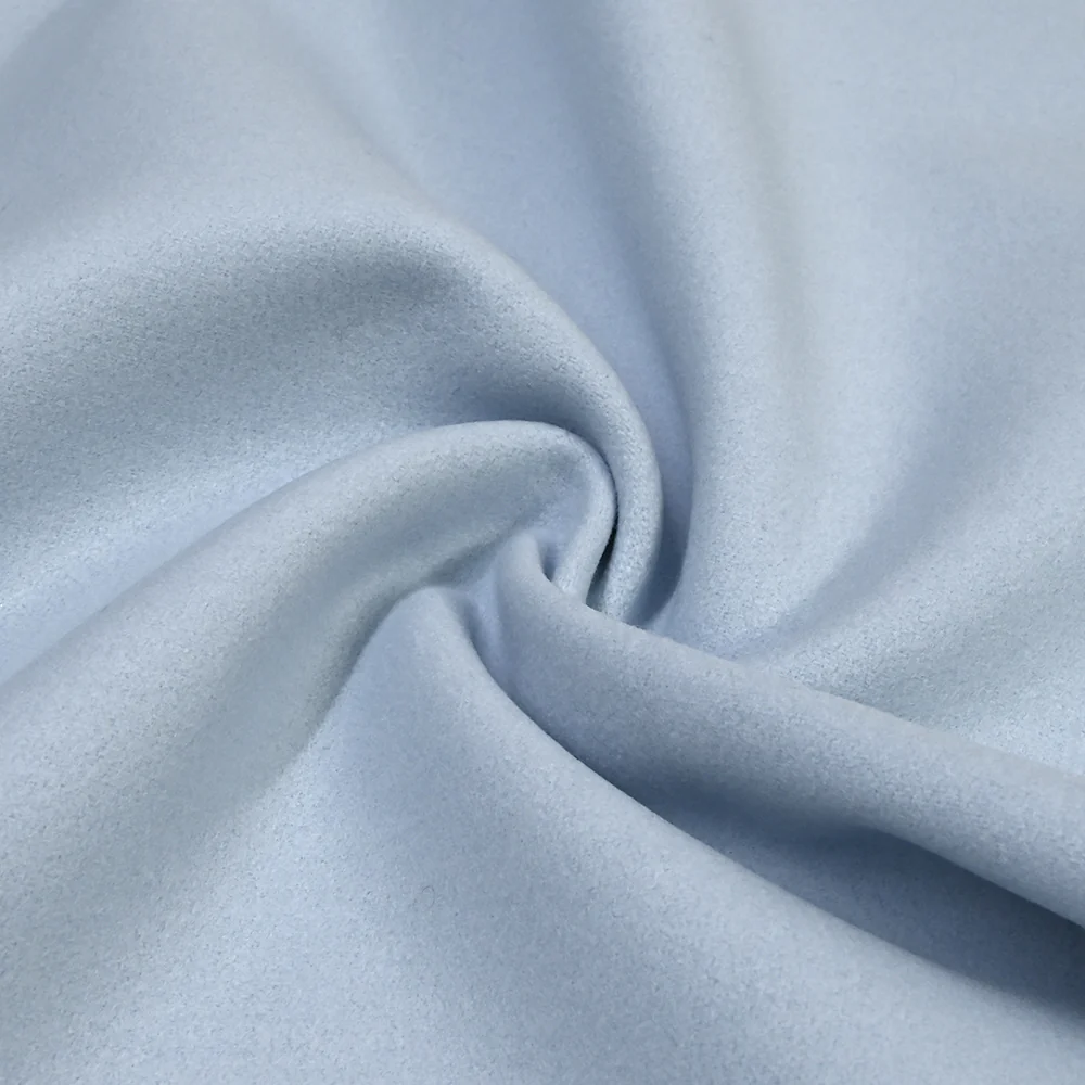 100% cachemire double face bleu layette au mètre - Image 2