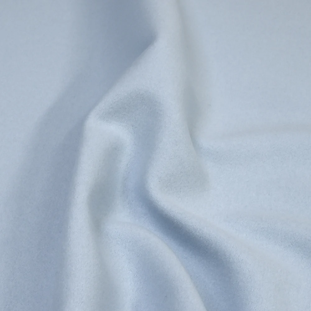 100% cachemire double face bleu layette au mètre - Image 3