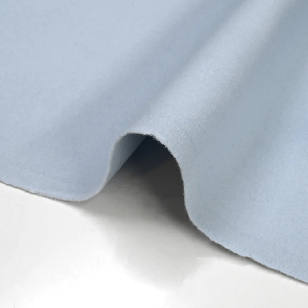 100% cachemire double face bleu layette au mètre - Image 7