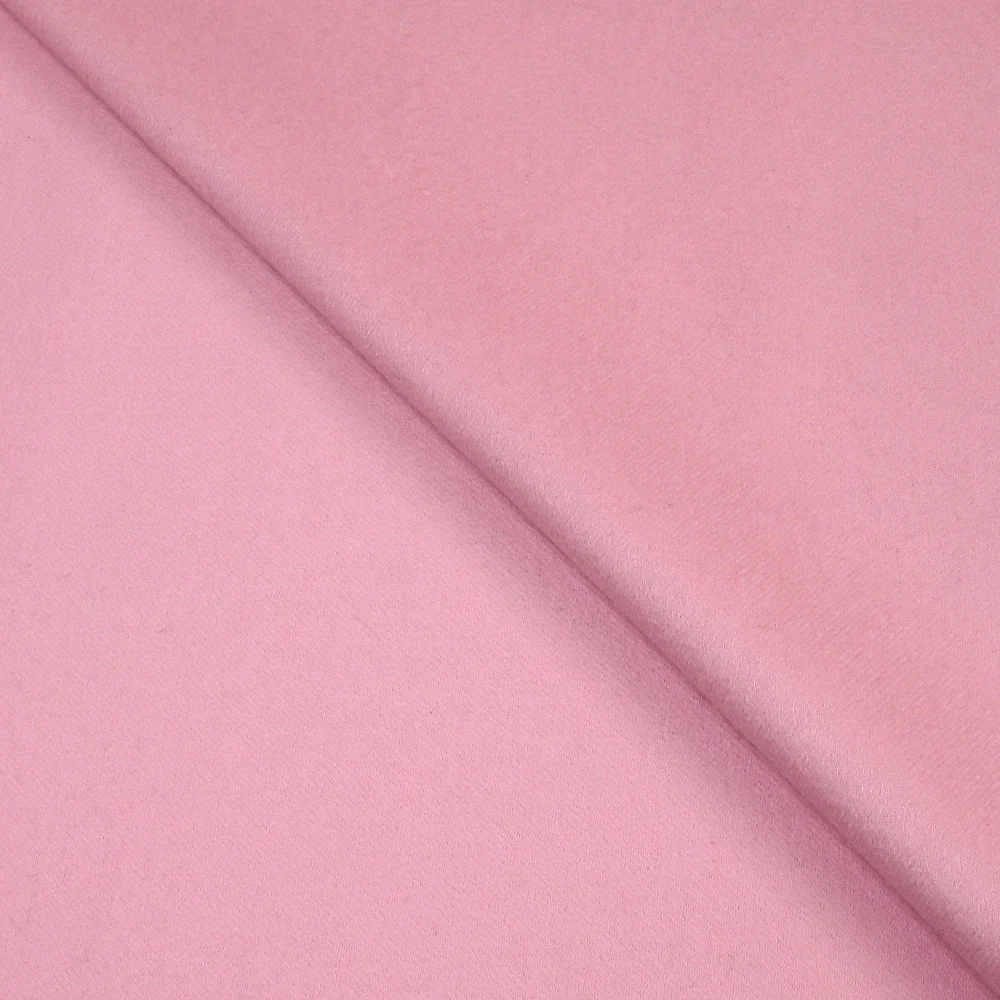 100% cachemire double face rose layette au mètre - Image 5