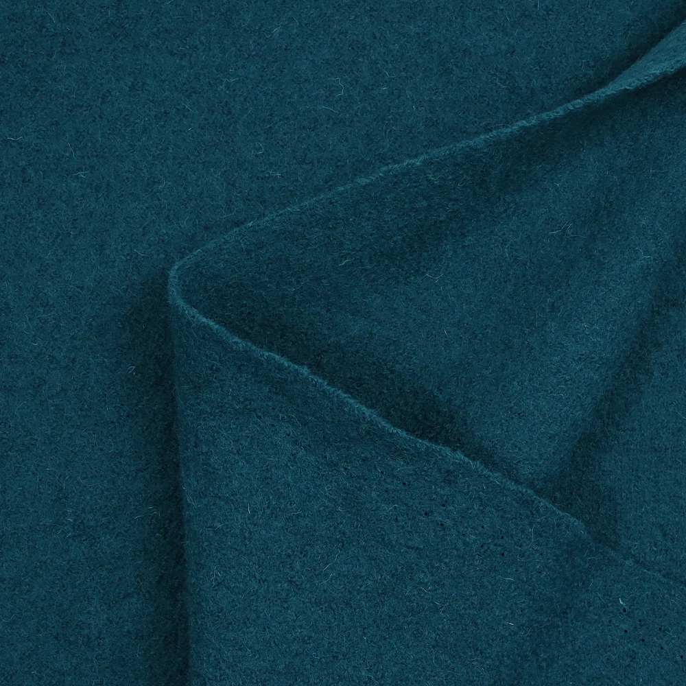 100% Laine bouillie bleu pétrole - Image 5