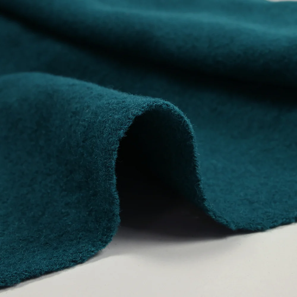 100% Laine bouillie bleu pétrole - Image 6