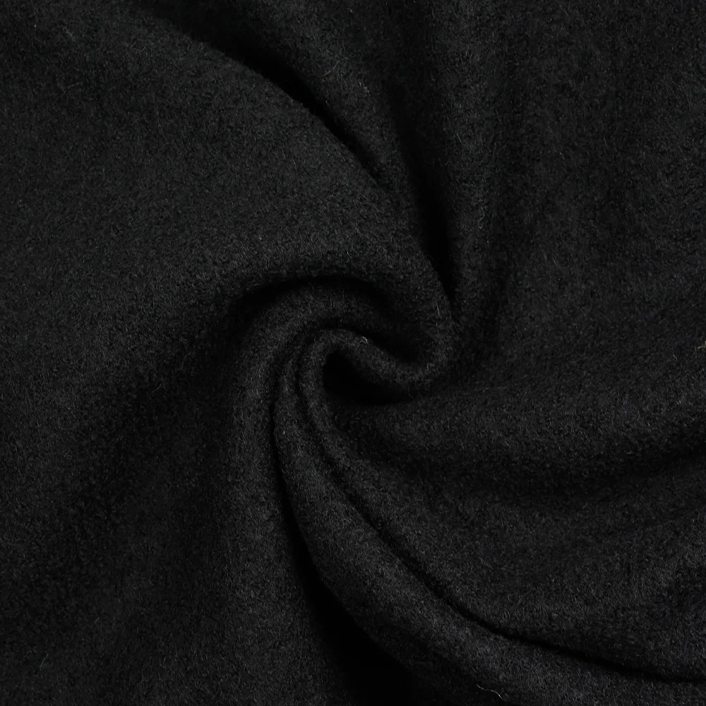 100% Laine bouillie noir - Image 2