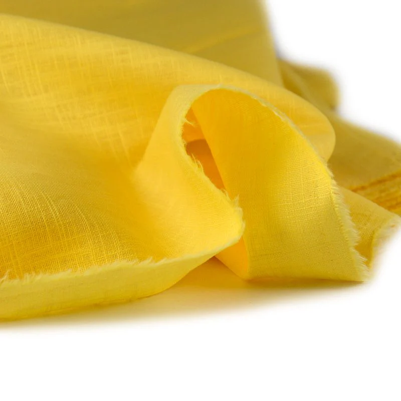 100% Lin jaune - Image 4