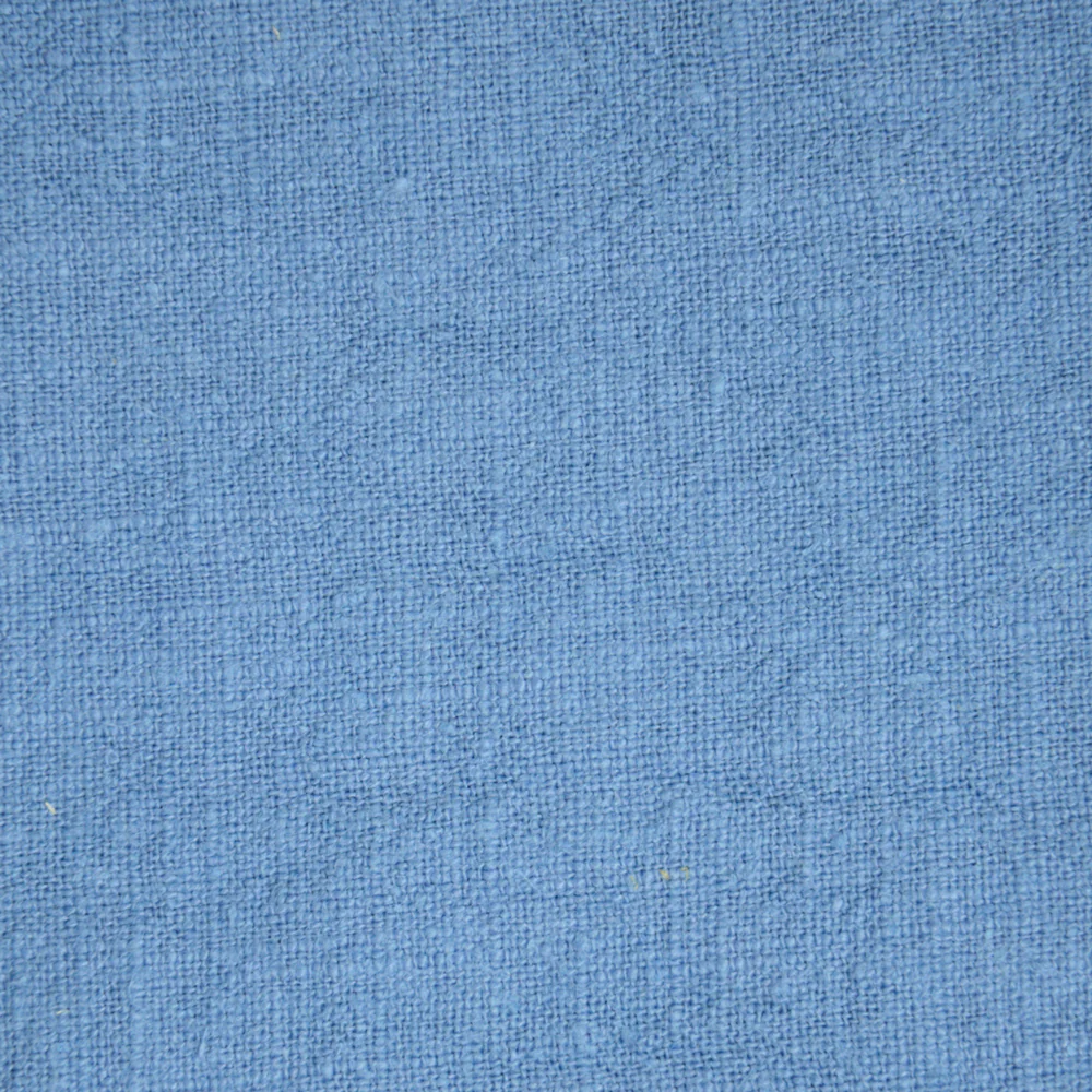 100% Lin lavé bleu guède - Image 3