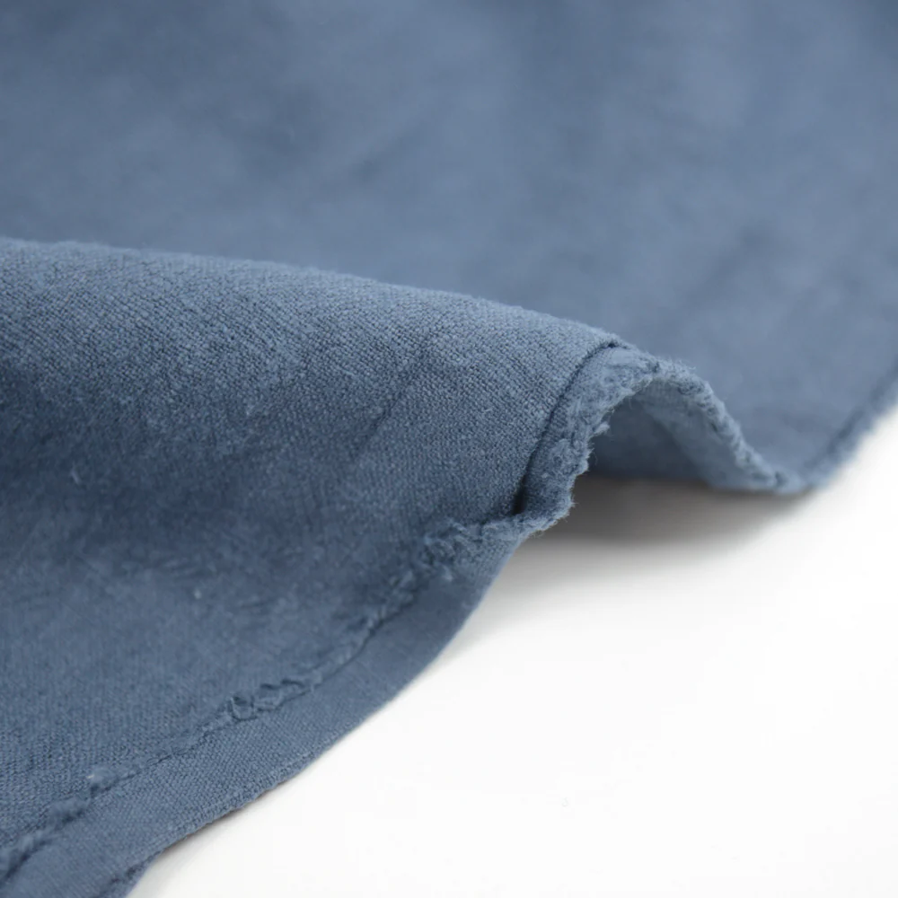 100% Lin lavé bleu marine - Image 3