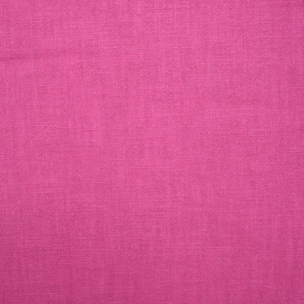 100% Lin lavé fuchsia - Image 3
