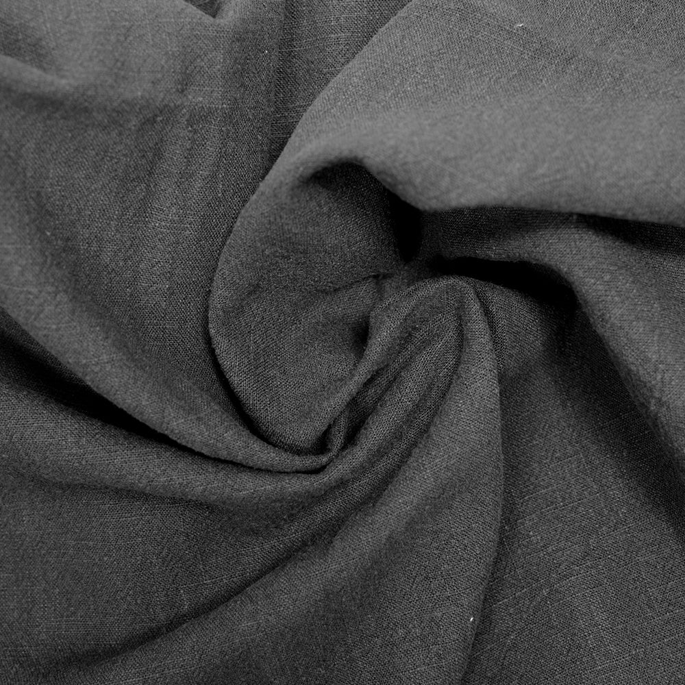 100% Lin lavé noir - Image 2
