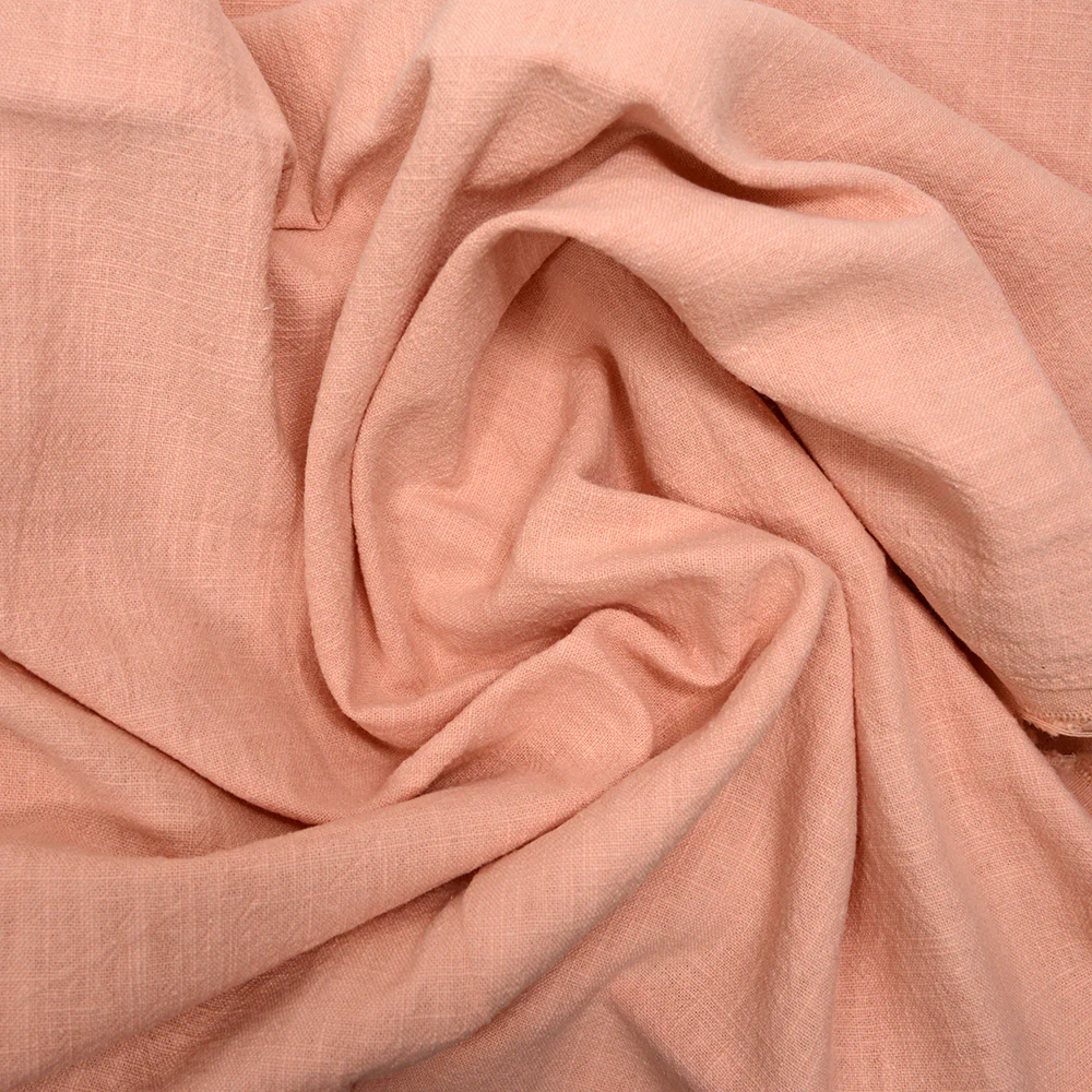 100% Lin lavé rose chair - Image 2