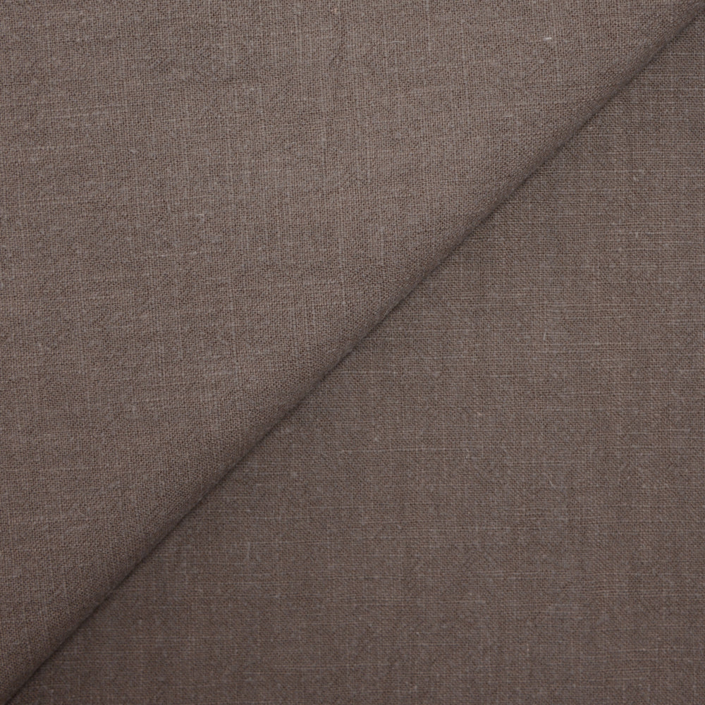 100% Lin lavé taupe