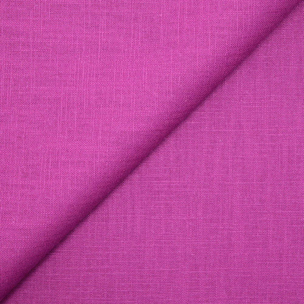 100% Lin magenta