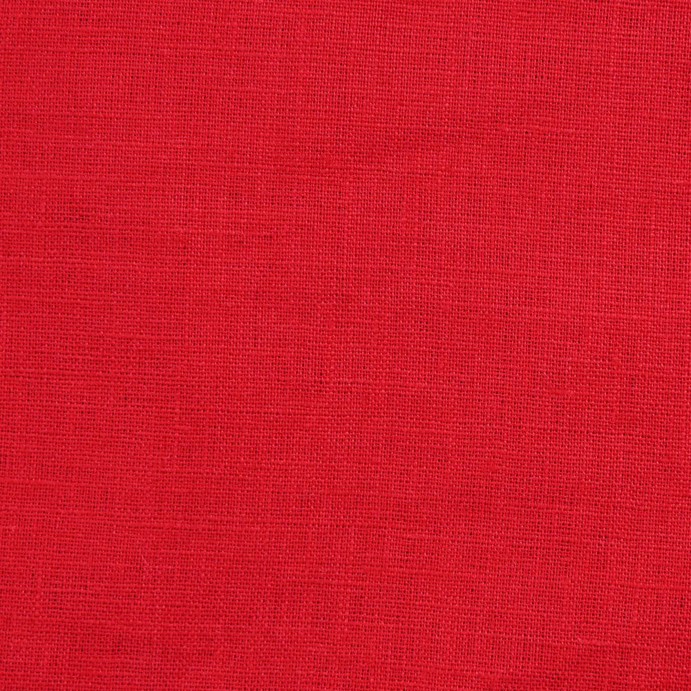 100% Lin rouge fraise - Image 3