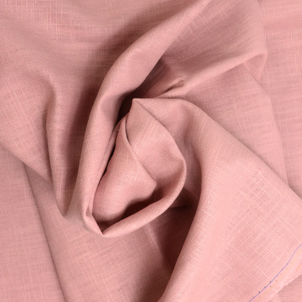 100% Lin vieux rose - Image 3