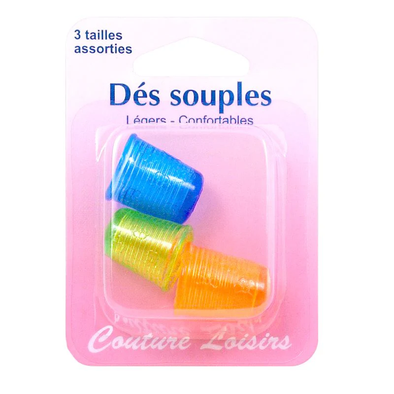 3 Dés à coudre souples