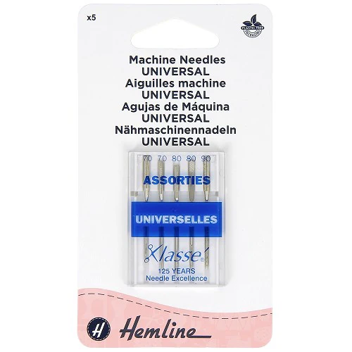 Aiguilles machine universelles assorties X5