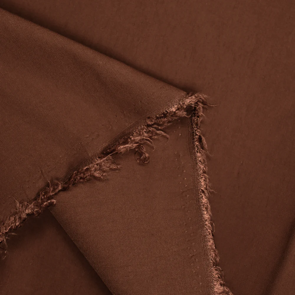 Bengaline polyviscose Jade chocolat - Image 3