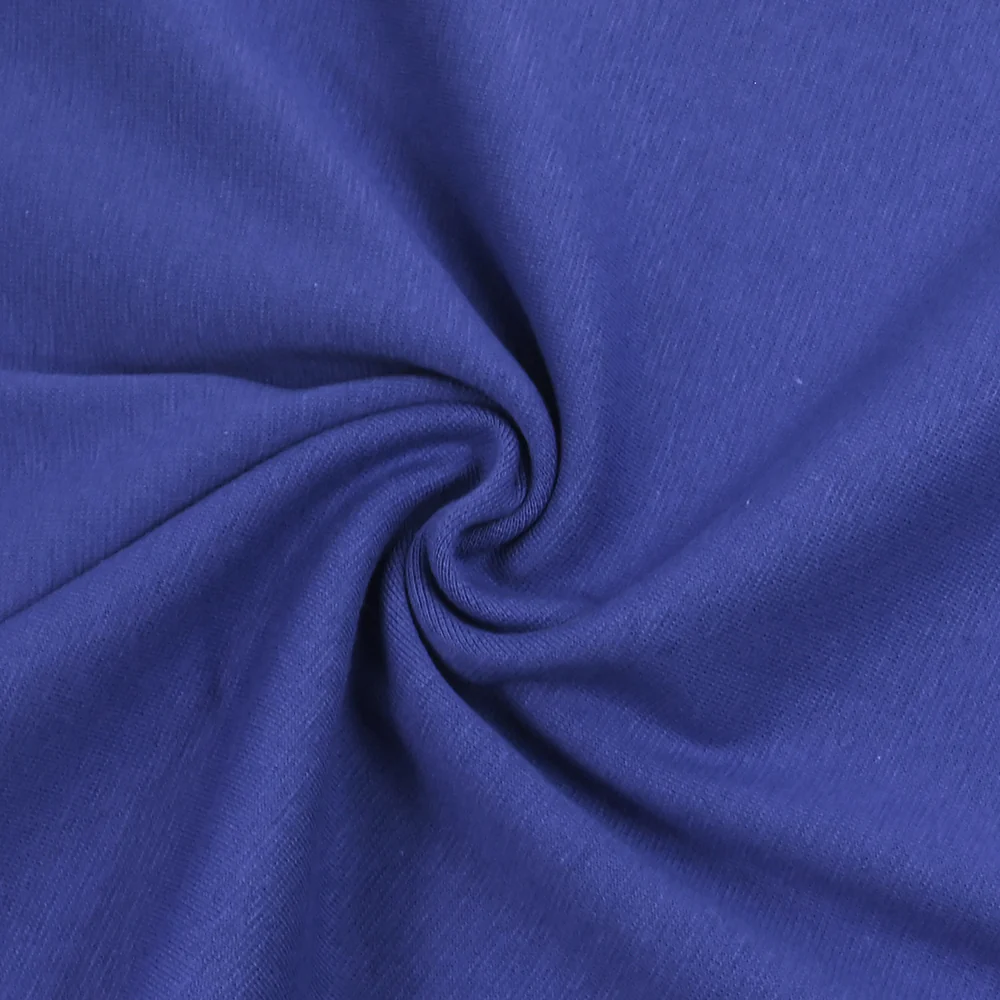 Bord-côte tubulaire bleu indigo vendu au mètre - Image 2