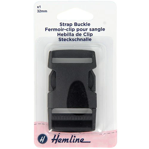 Boucle 32 mm pour sangle col.noir