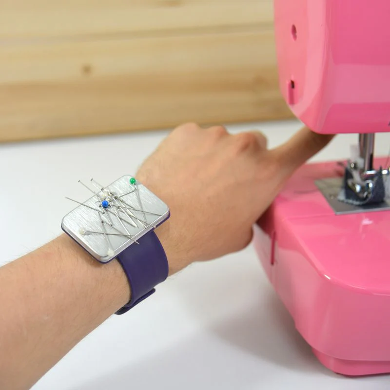 Bracelet magnétique pour épingles violet foncé - Image 4
