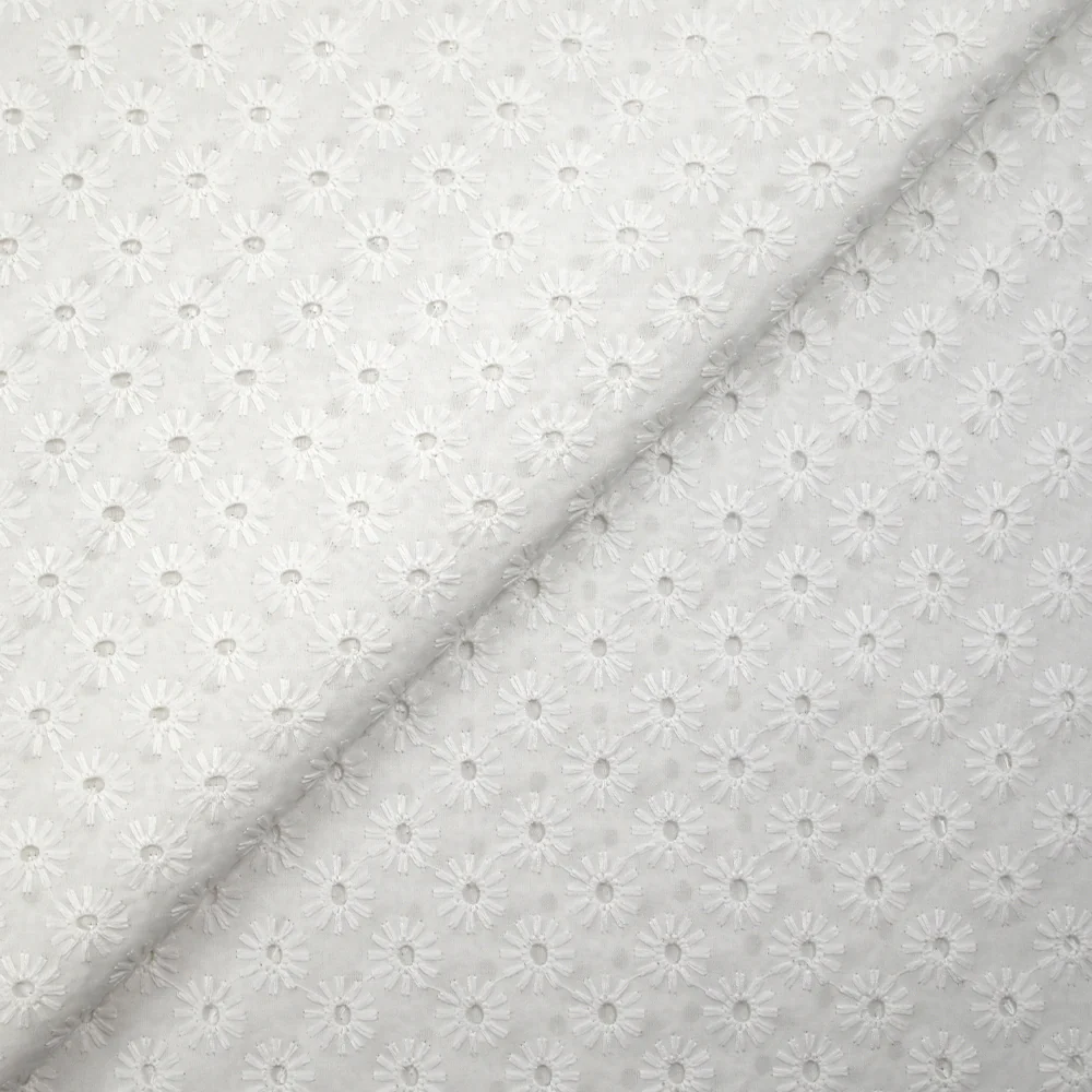 Broderie anglaise Catalina blanc cassé - Image 5
