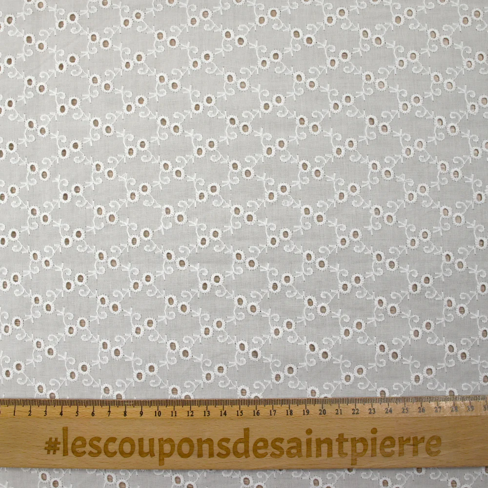 Broderie anglaise Eilidh blanc cassé - Image 3