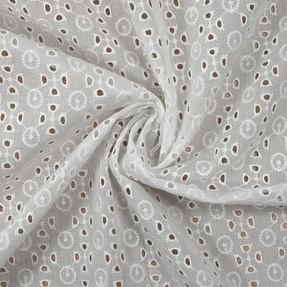 Broderie anglaise Fyona blanc cassé - Image 2