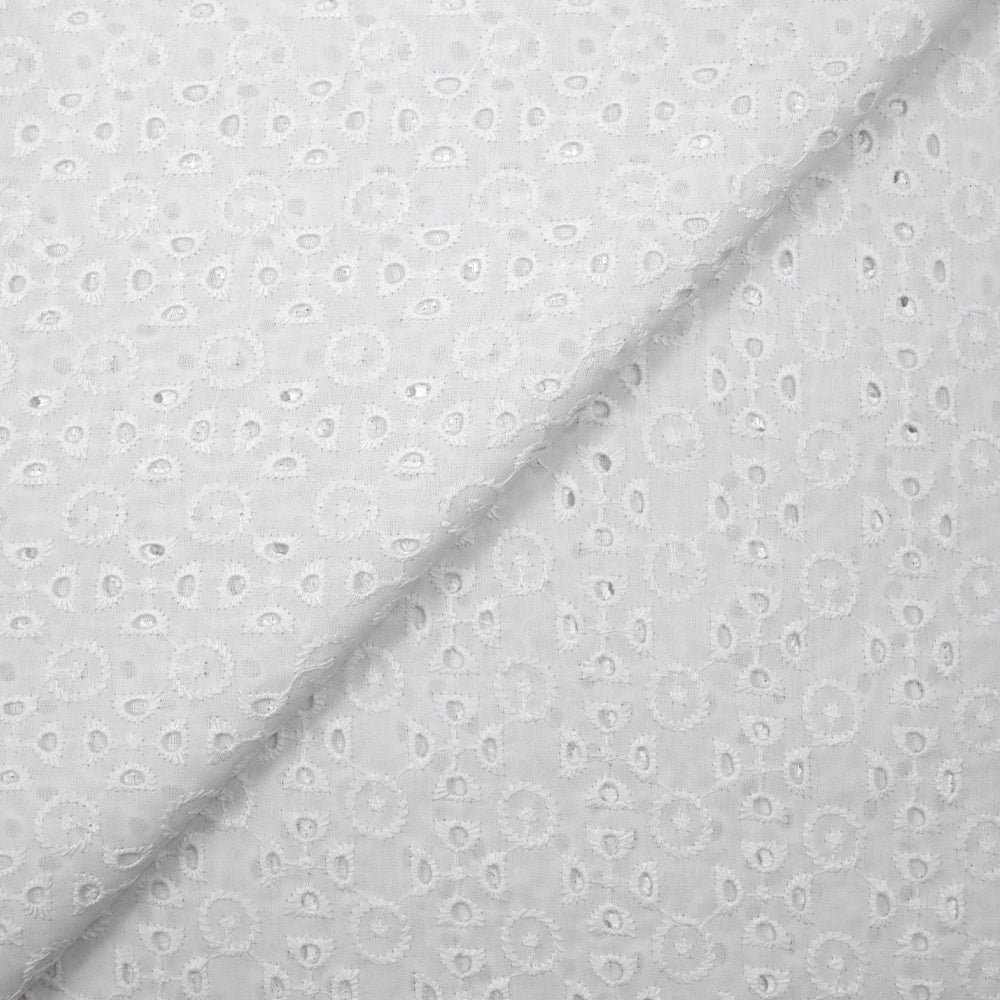 Broderie anglaise Fyona blanc cassé - Image 5