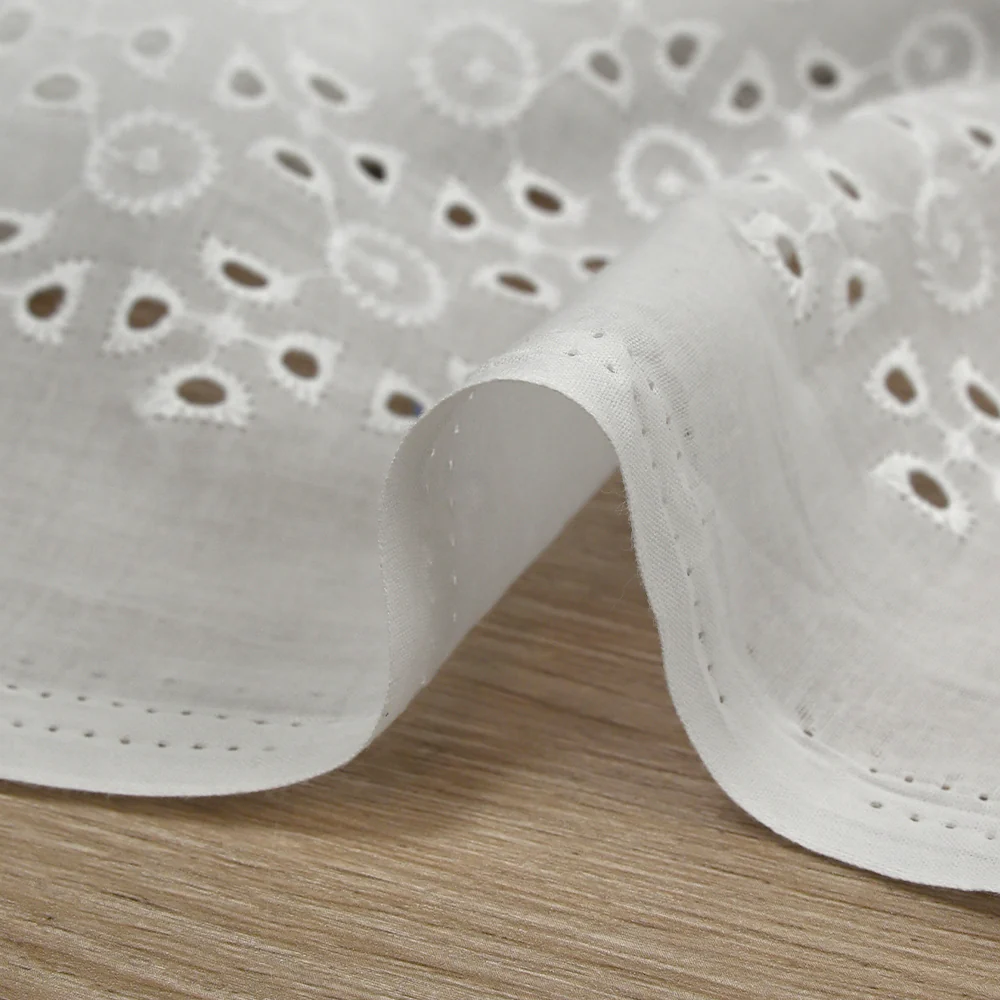 Broderie anglaise Fyona blanc cassé - Image 7