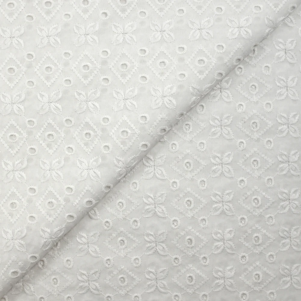 Broderie anglaise Hilda blanc cassé - Image 5