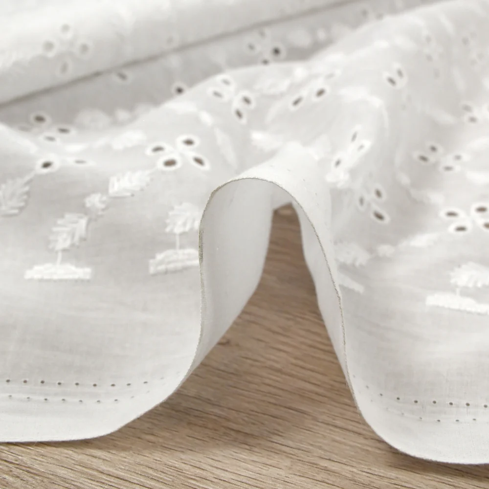 Broderie anglaise Iseult blanc cassé - Image 7