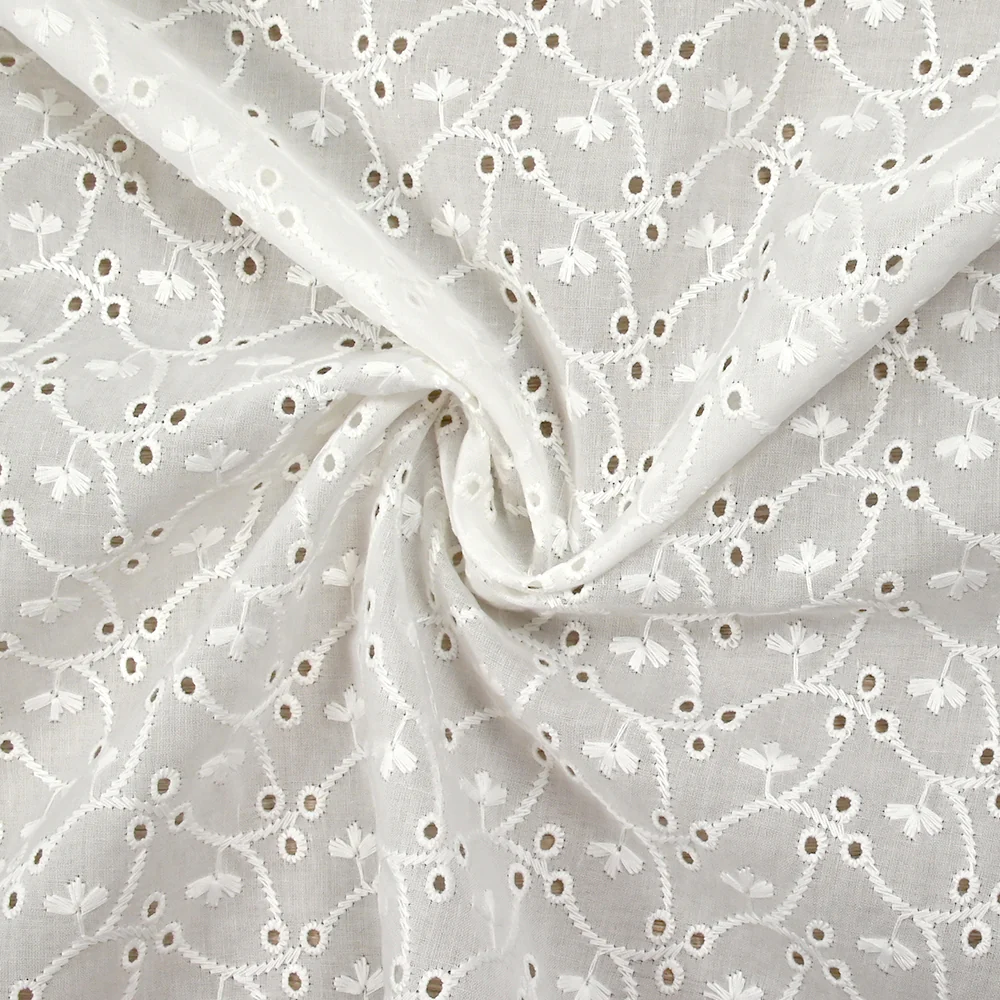 Broderie anglaise Isla blanc cassé - Image 2