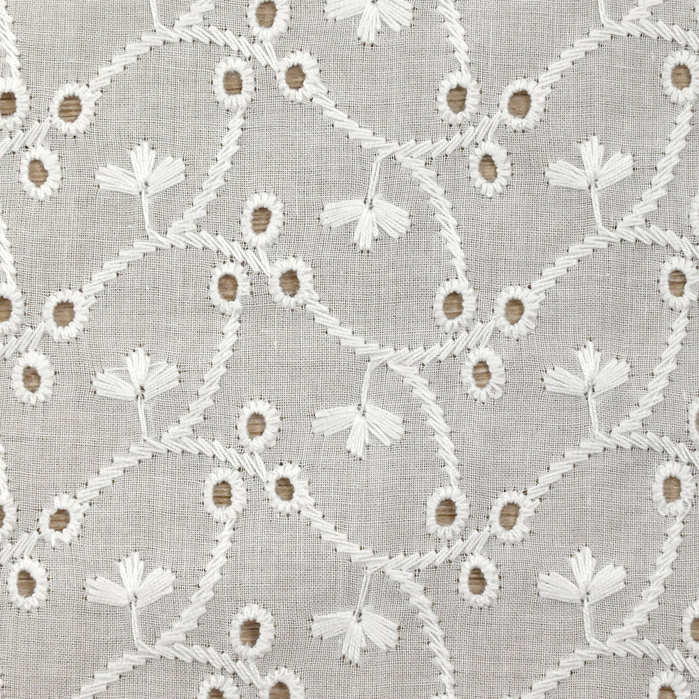 Broderie anglaise Isla blanc cassé - Image 4