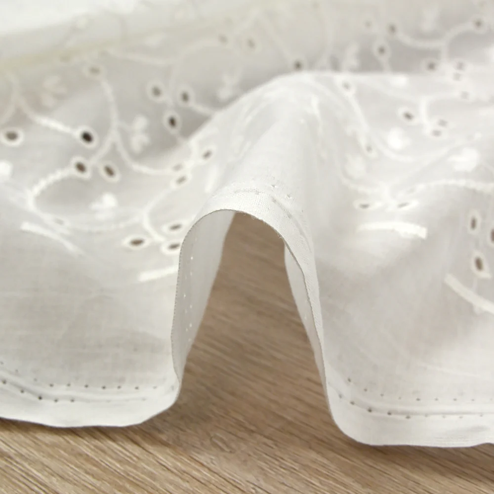 Broderie anglaise Isla blanc cassé - Image 7