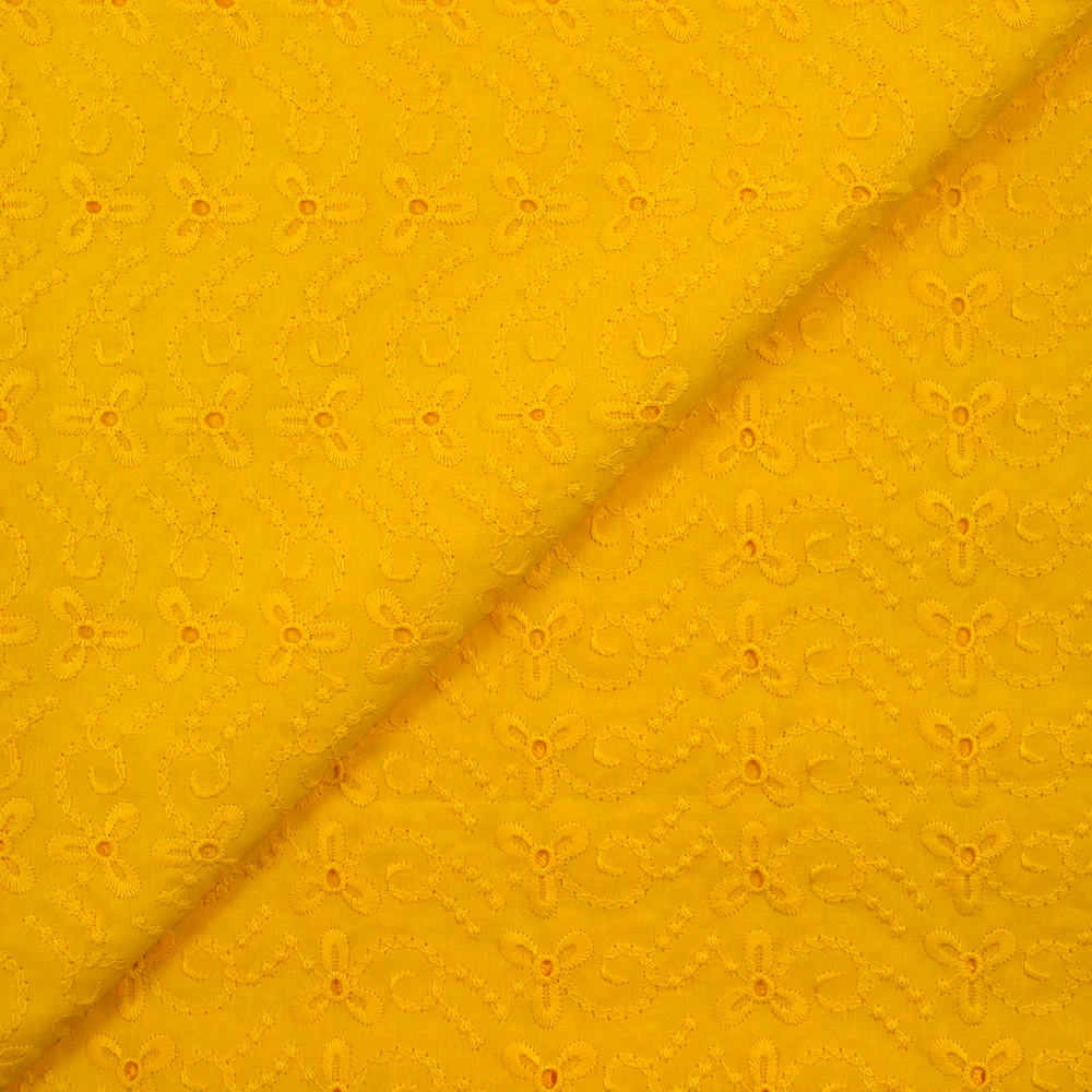 Broderie anglaise Izanagi jaune
