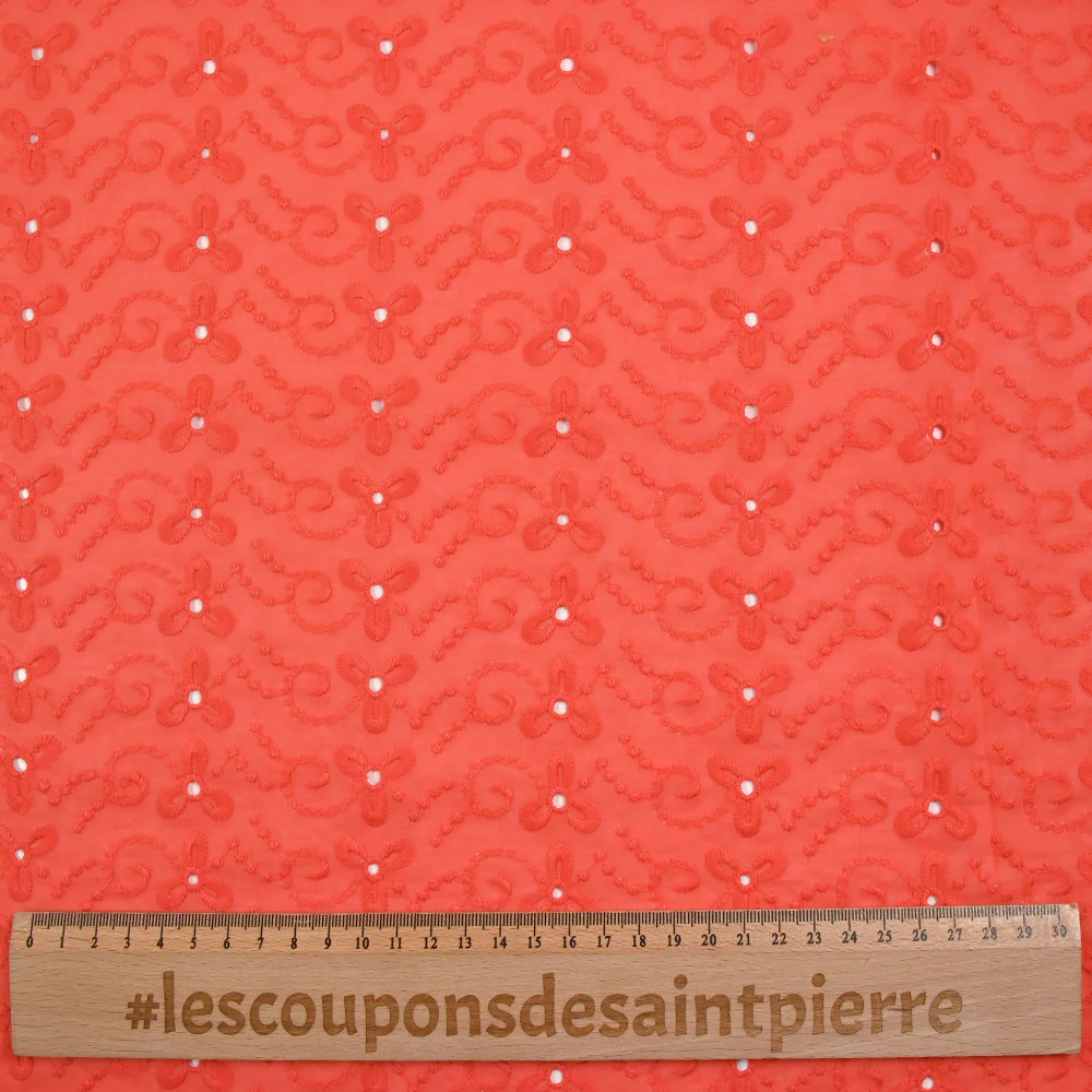 Broderie anglaise Izanagi saumon - Image 3