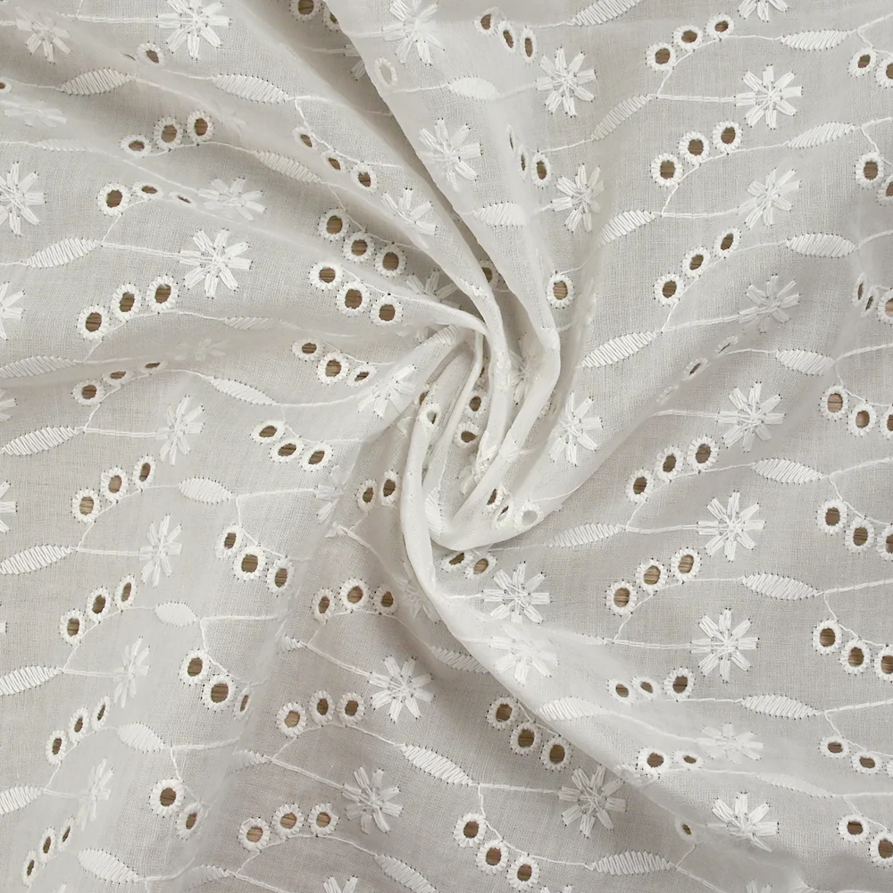 Broderie anglaise Johanna blanc cassé - Image 2