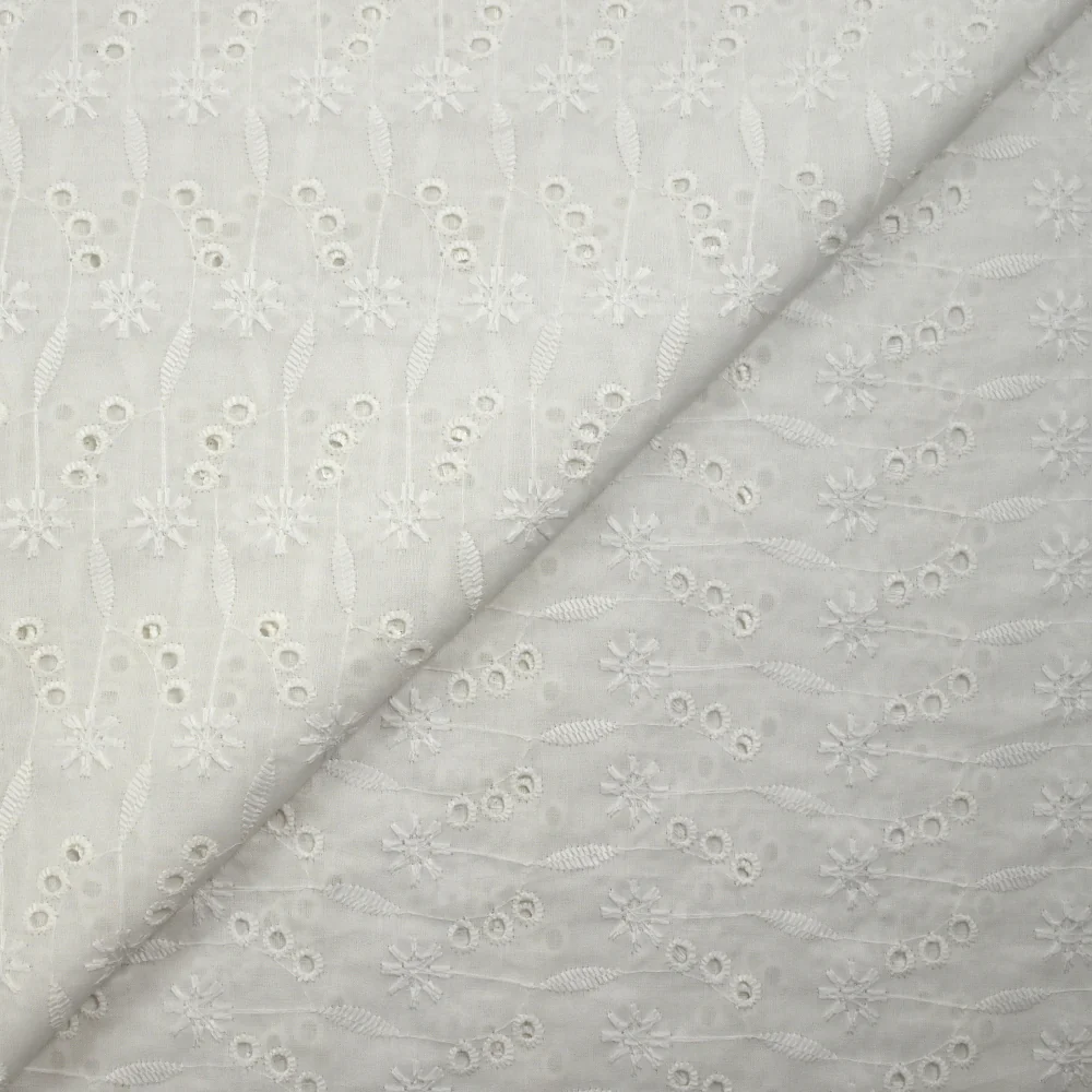 Broderie anglaise Johanna blanc cassé - Image 5