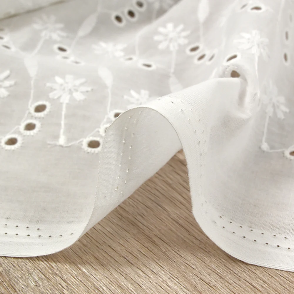 Broderie anglaise Johanna blanc cassé - Image 7