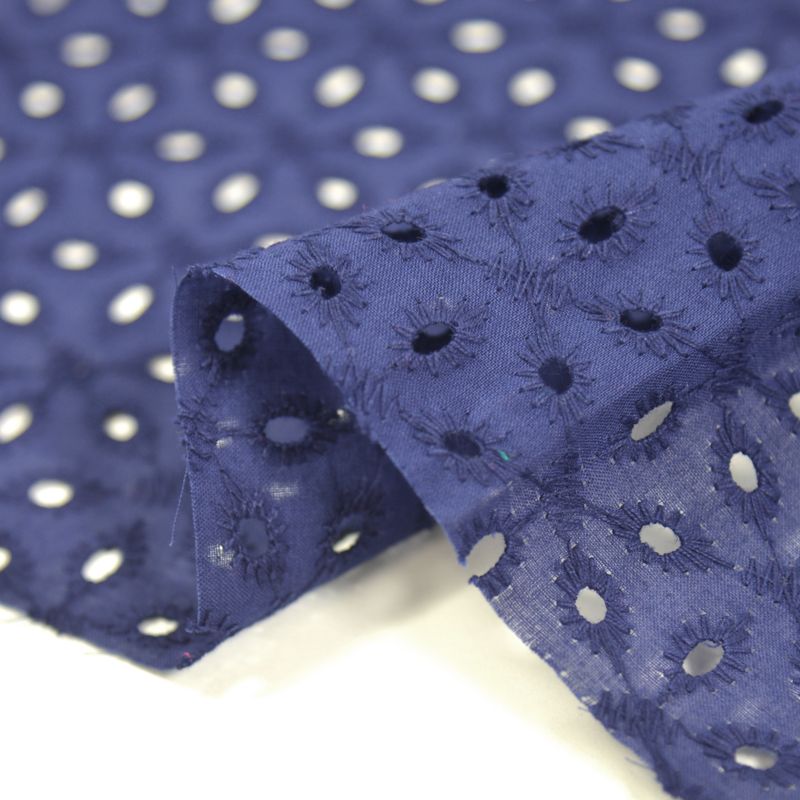 Broderie anglaise Konohana marine - Image 2