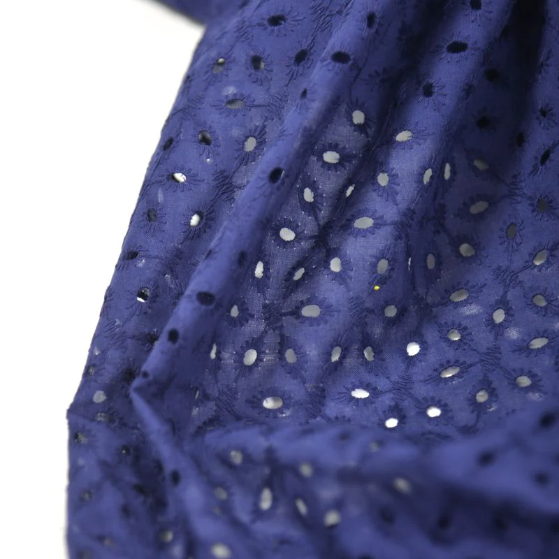 Broderie anglaise Konohana marine - Image 4