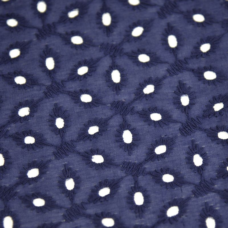 Broderie anglaise Konohana marine - Image 5