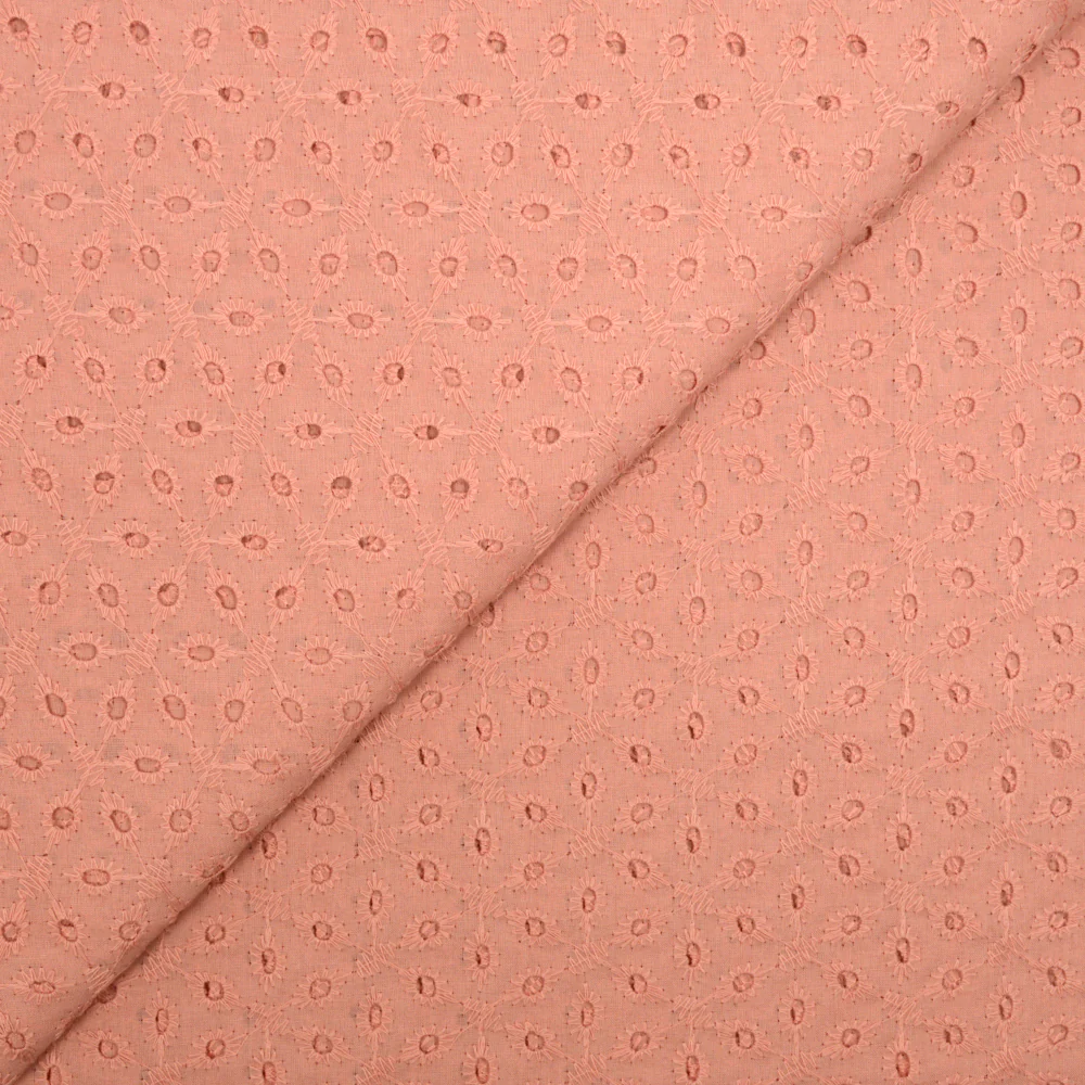 Broderie anglaise Konohana vieux rose - Image 3
