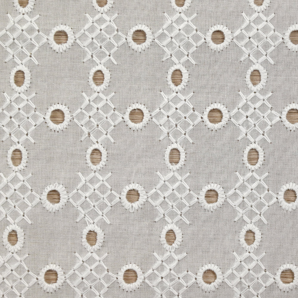 Broderie anglaise Lyra blanc cassé - Image 4