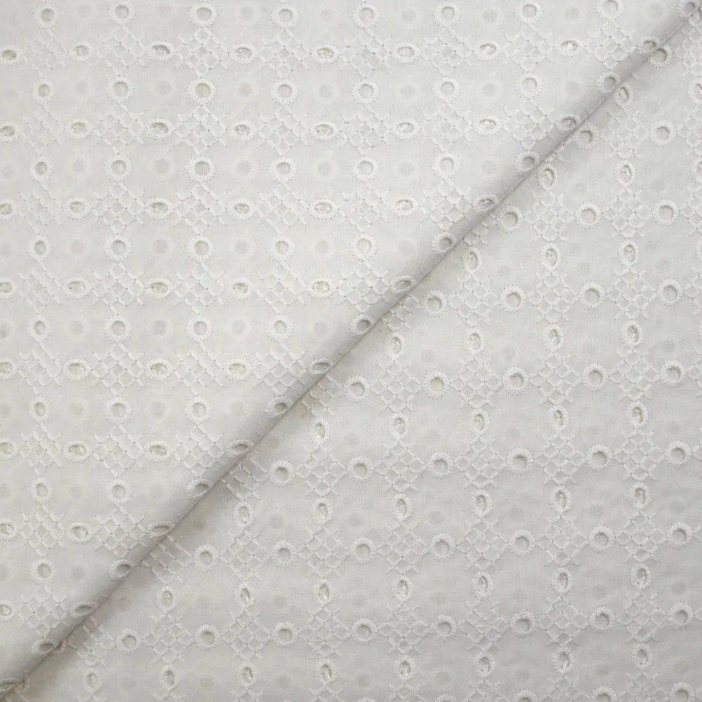Broderie anglaise Lyra blanc cassé - Image 5