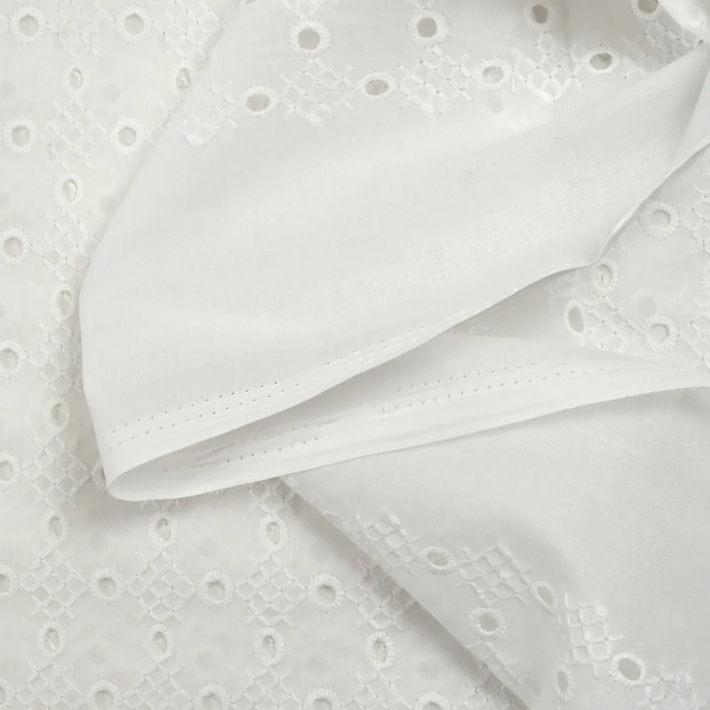 Broderie anglaise Lyra blanc cassé - Image 6