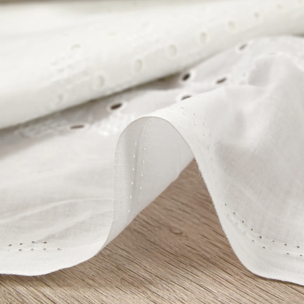 Broderie anglaise Lyra blanc cassé - Image 7
