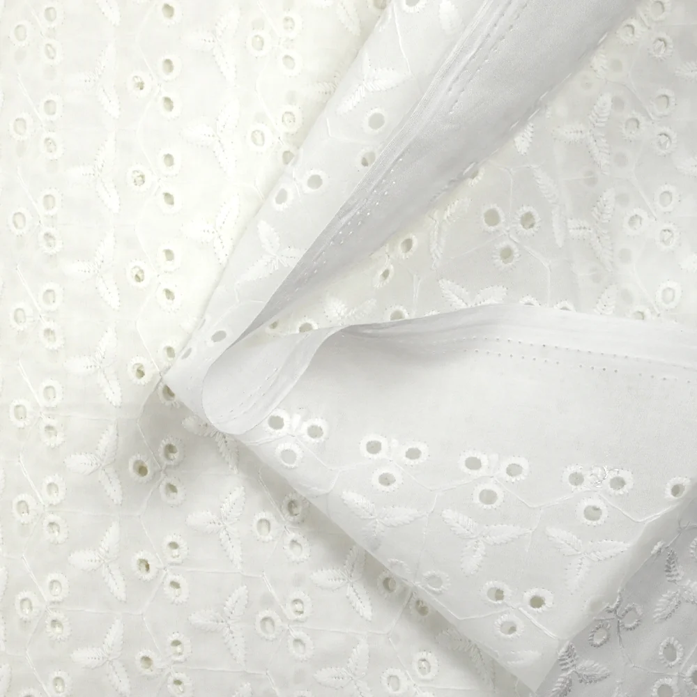 Broderie anglaise Maeve blanc cassé - Image 5