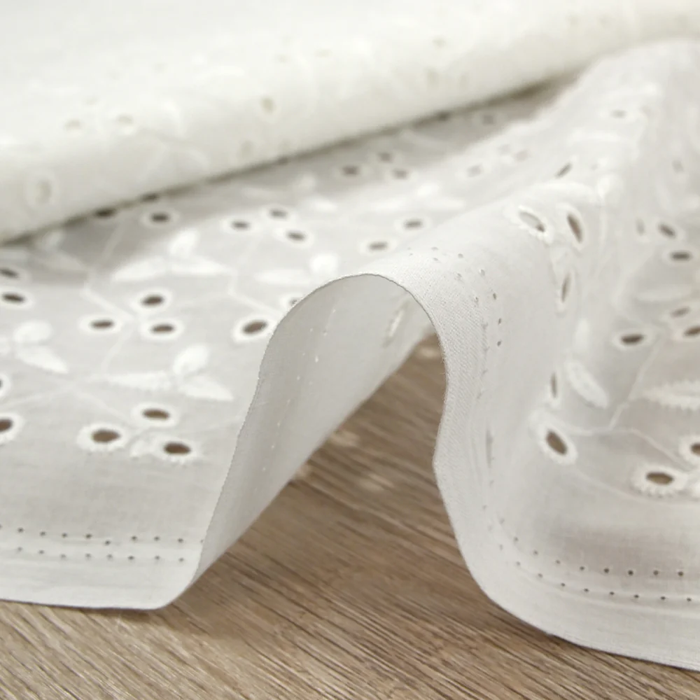 Broderie anglaise Maeve blanc cassé - Image 7