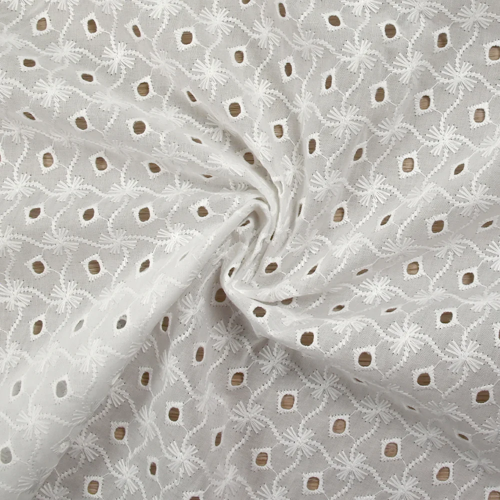 Broderie anglaise Nadiya blanc cassé - Image 2