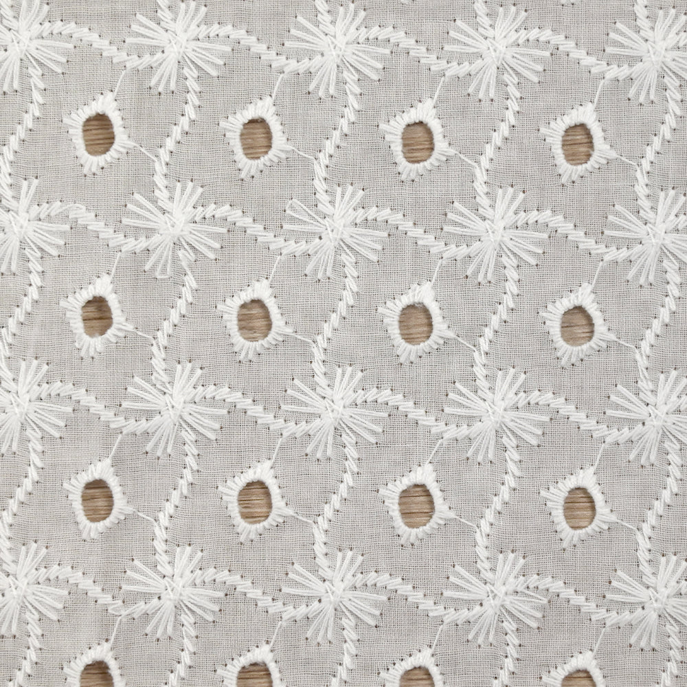 Broderie anglaise Nadiya blanc cassé - Image 4